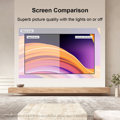 Winways UST Throw ALR Fixed Frame Lenticular Screen - Formovies