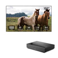 Formovie Cinema Edge 4K UST Laser Projector + Winways UST Throw ALR 4/8K HDR Fixed Frame Fresnel Screen